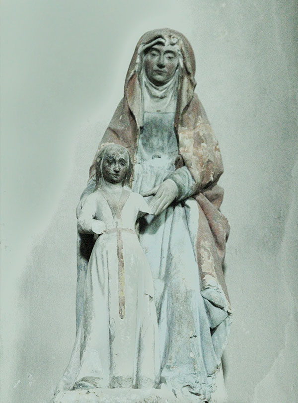 Sainte Anne et sa fille, la Vierge Marie, XV ème.